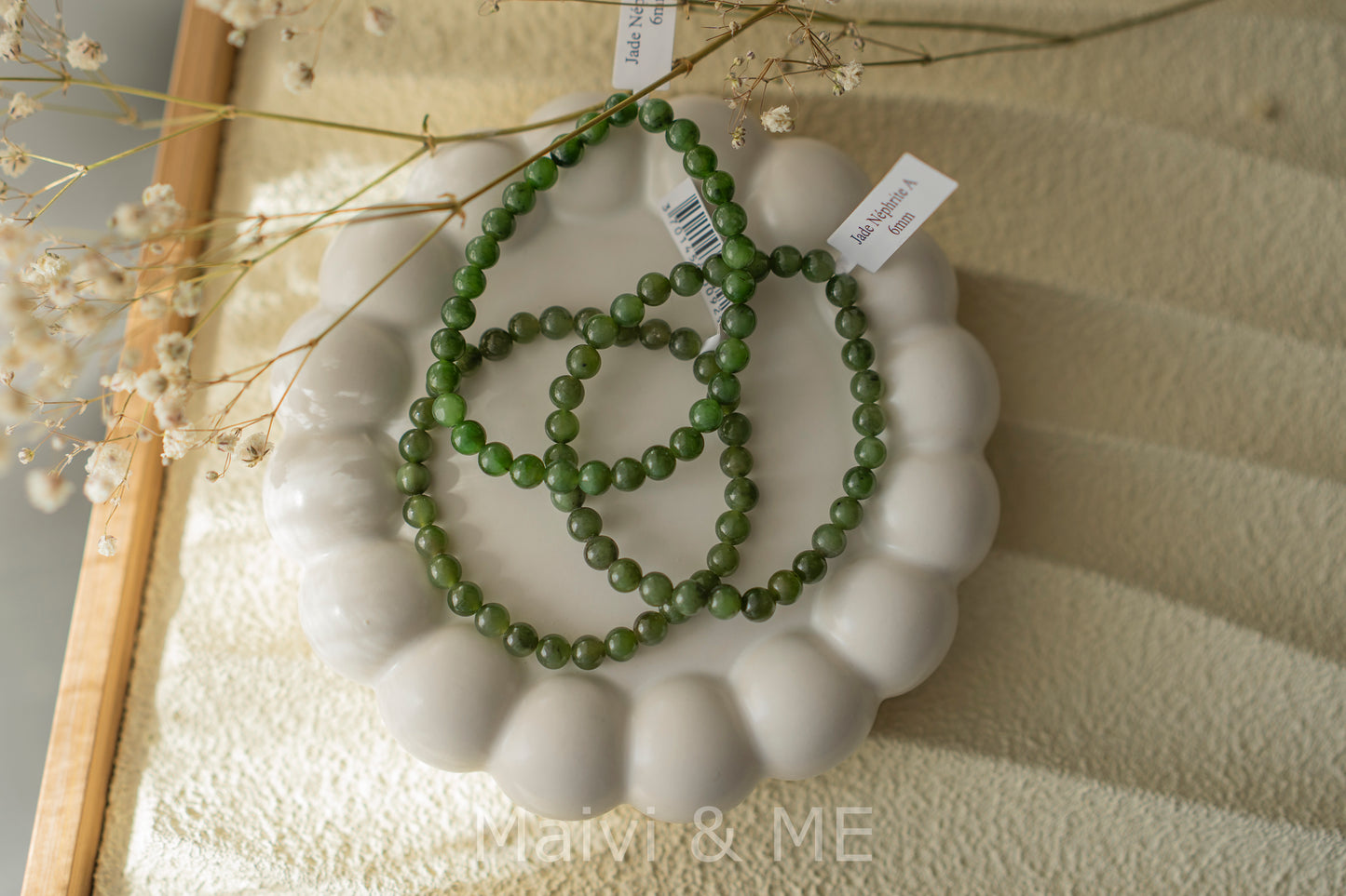 Jade Armband (undef. Emotionen) 2 Varianten
