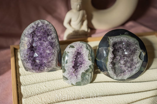 Amethyst Freiform (3 Teile)